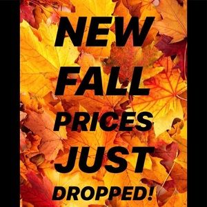 Check out my closet for new fall prices! 🍁